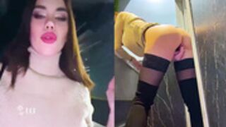 misssskiss  2022-11-18 night club literally public wank