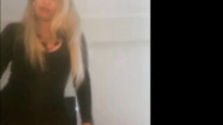 Blonde Catia C X Dancing strip