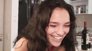 Makayla pizza making