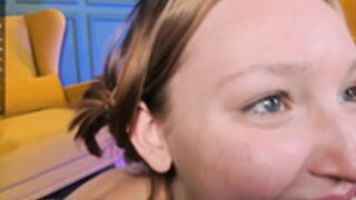 Dinablush candle wax on tits 2