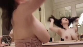 Anri Okita Curling Hair