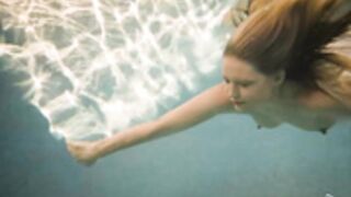 Eila Adams underwater topless