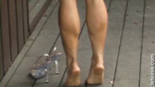 wf nice calves and pecs