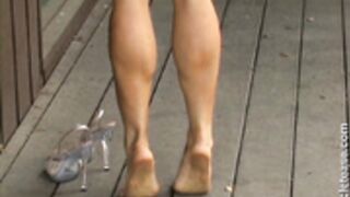 wf nice calves and pecs