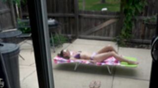 LilyMaeExhib Bikini Try On