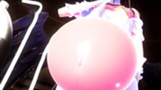Albedo (overlord) belly and body inflation