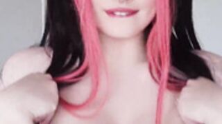 Jasmine Foxe Bouncing Her Huge Breast