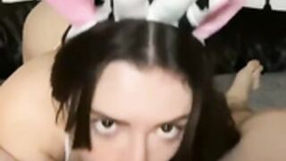Cosplay Cow Blowjob