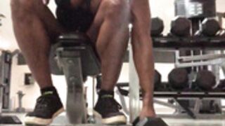 ebony fbb training - nice calves