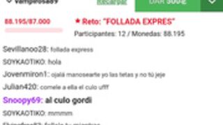 Mia89 con amiga y amigo