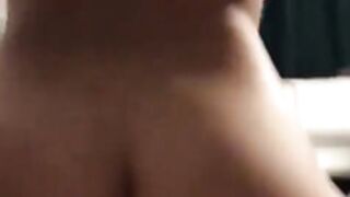 Cute brit girl riding rude partner