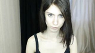 Angelica Jem skinny brunette strips. Perfect body 5