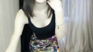 Angelica Jem skinny brunette strips. Perfect body 5