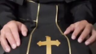 Scarlettkissesxo nun cosplay bj and fuck