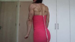 sexy muscles in dress
