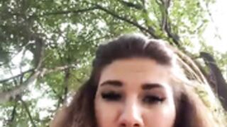 Didihairypussy sexy outside squirting and teases