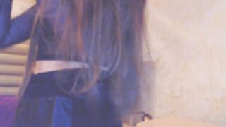 2022-11-14 panties peek, see-through shirt, bra, a