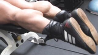 Craziest calves at the gym