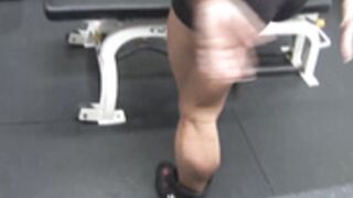 Craziest calves at the gym
